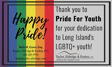 Taylor, Eldridge & Endres Celebrate Pride Month, Honor Pride For Youth